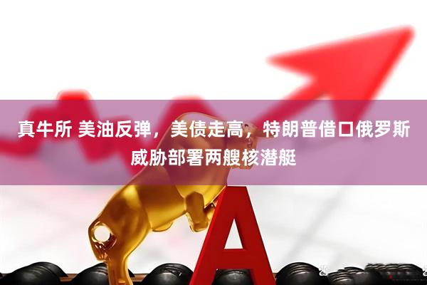 真牛所 美油反弹，美债走高，特朗普借口俄罗斯威胁部署两艘核潜艇